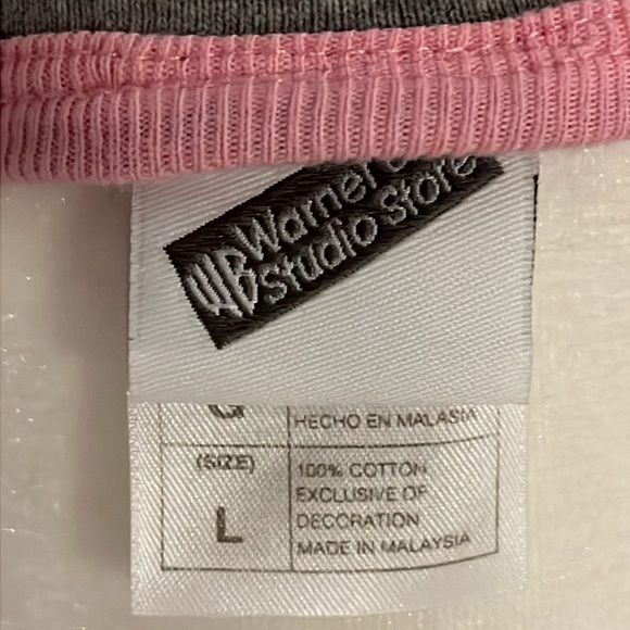 Vintage Warner Bros Store 1999 DC Comics Superman long sleeve T-shirt Sz Large - Picture 5 of 6